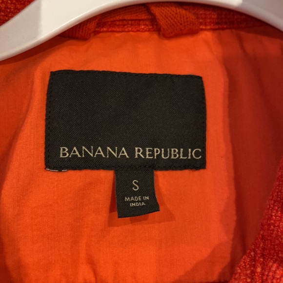 Banana Republic Hopsack Shirt Jacket Medium - Picture 2 of 6